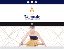 Tablet Screenshot of namastejoga.com